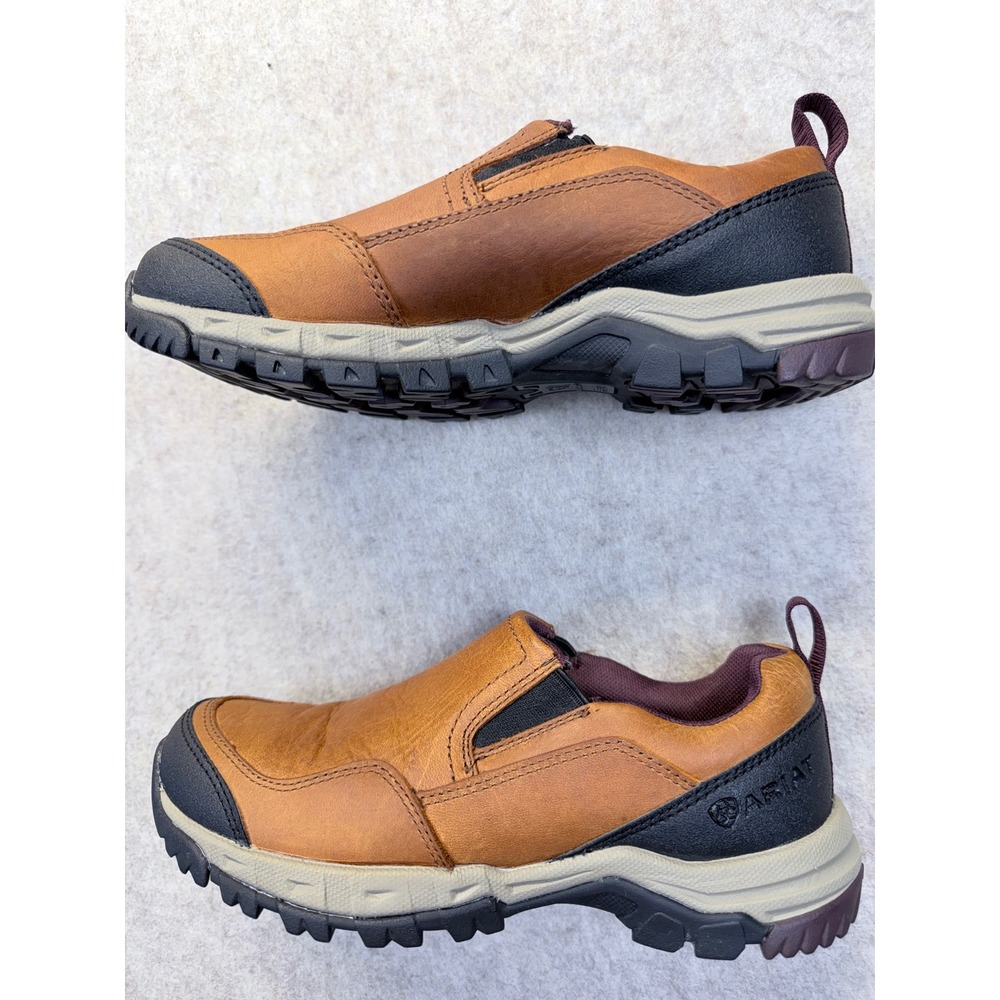 Ariat Hillsdale Slip-On Shoes Womens 6.5 Brown Leather Outdoor ATS 10027301 - Picture 5 of 11